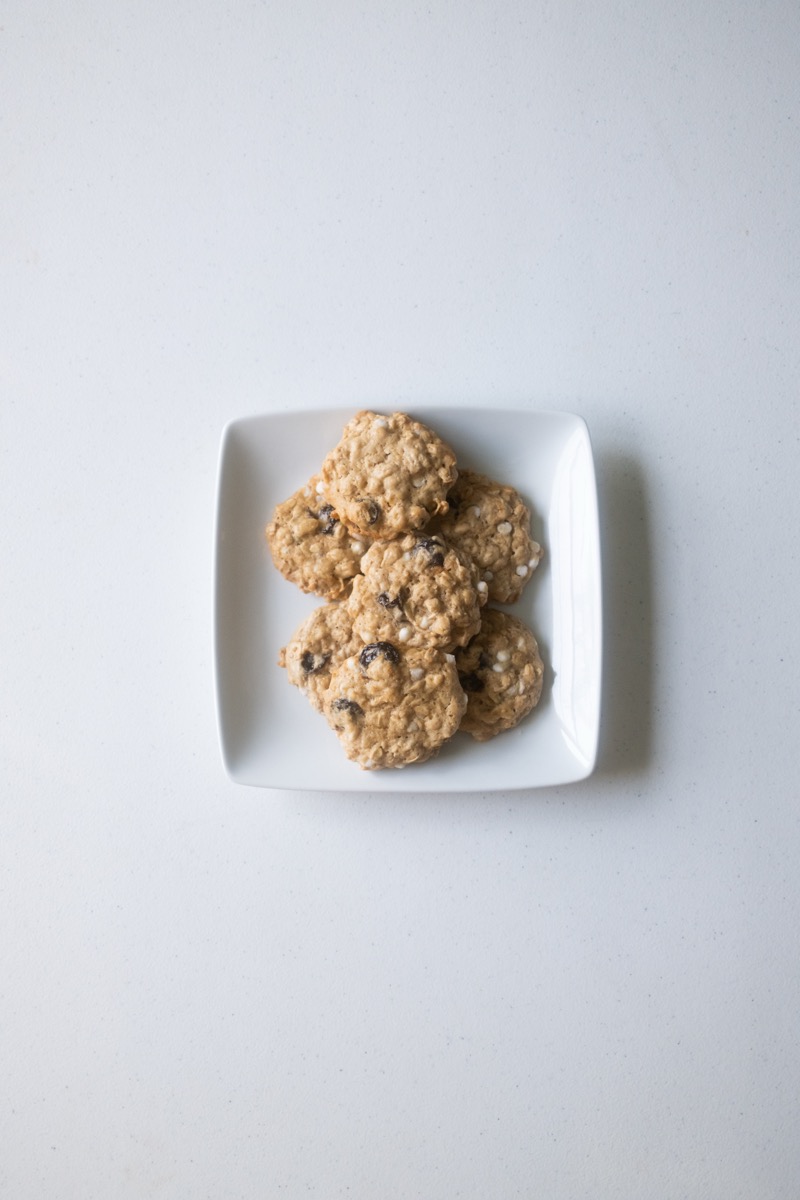 Oatmeal cookies on a plate